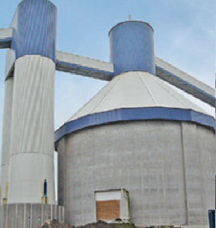 Clinker storage and Discharge