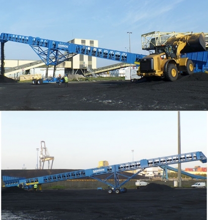 Mobile link conveyors