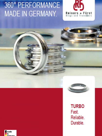 Turbo ring - Rings for short staple spinning
