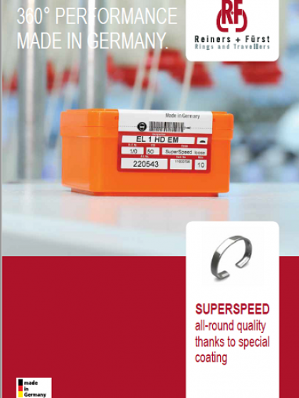 SUPERSPEED all-round quality thanks to special coating - Travellers for short staple spinning