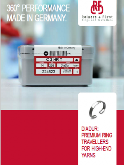 DIADUR Premium ring traveller for high-end yarns - Travellers for short staple spinning